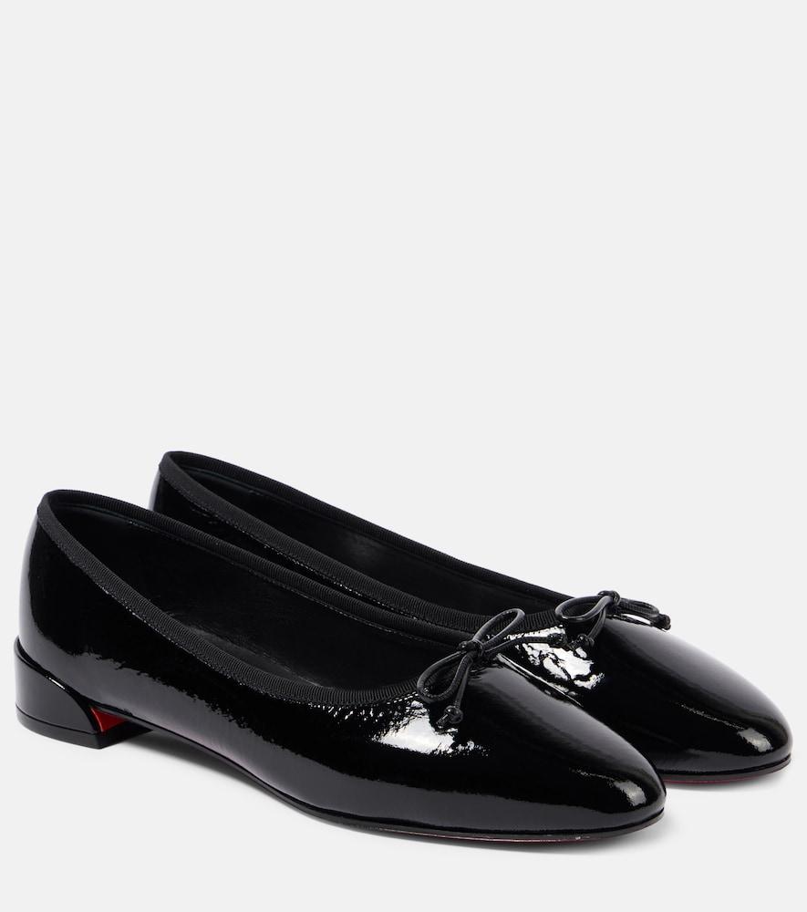christian louboutin sweetie jane patent leather ballet flats