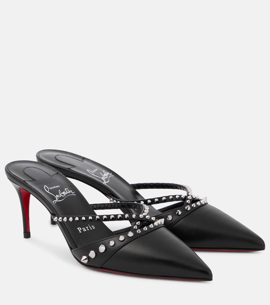 christian louboutin tatoosh 70 studded leather mules