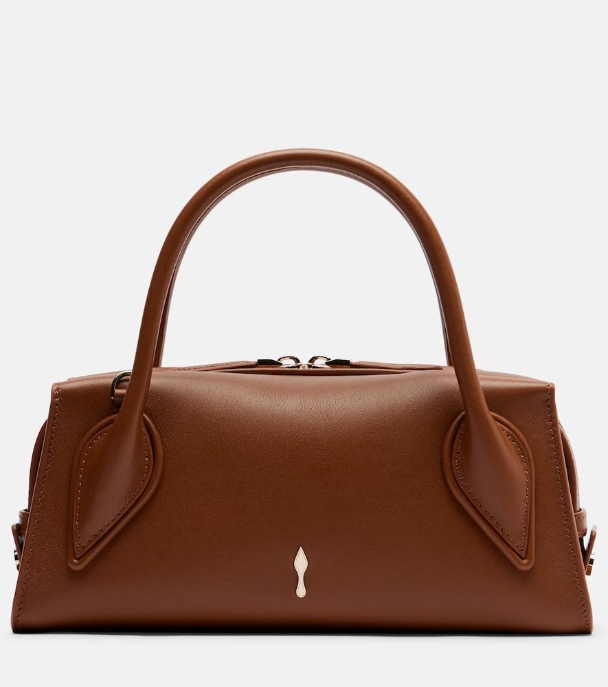 christian louboutin venus mini leather tote bag