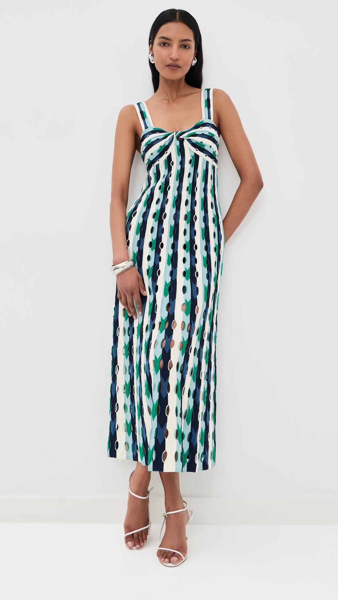 christina knit midi dress
