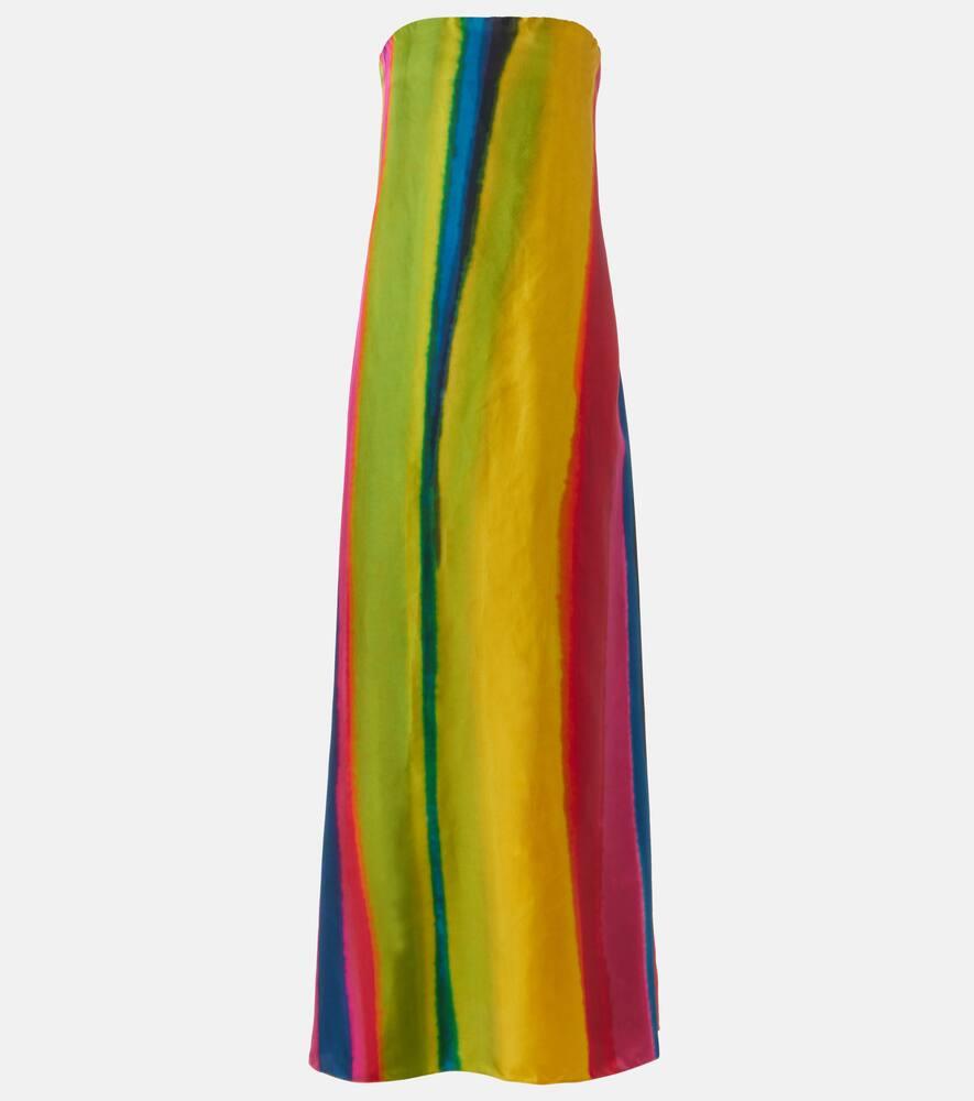 christopher esber aura striped silk satin maxi dress