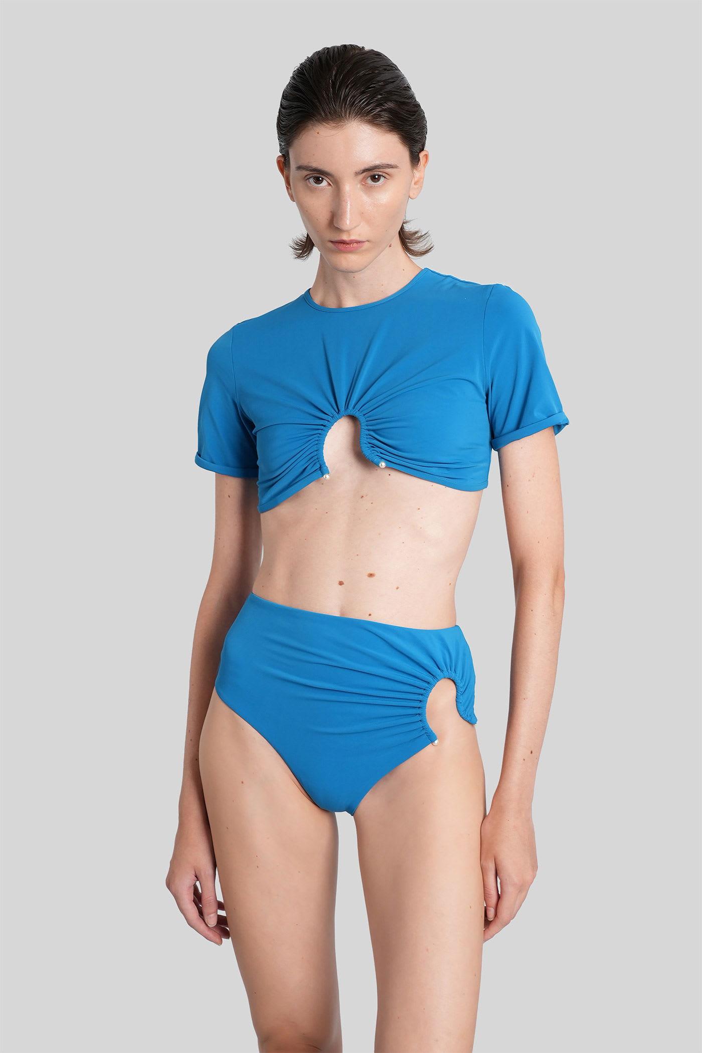 christopher esber beachwear in blue polyamide