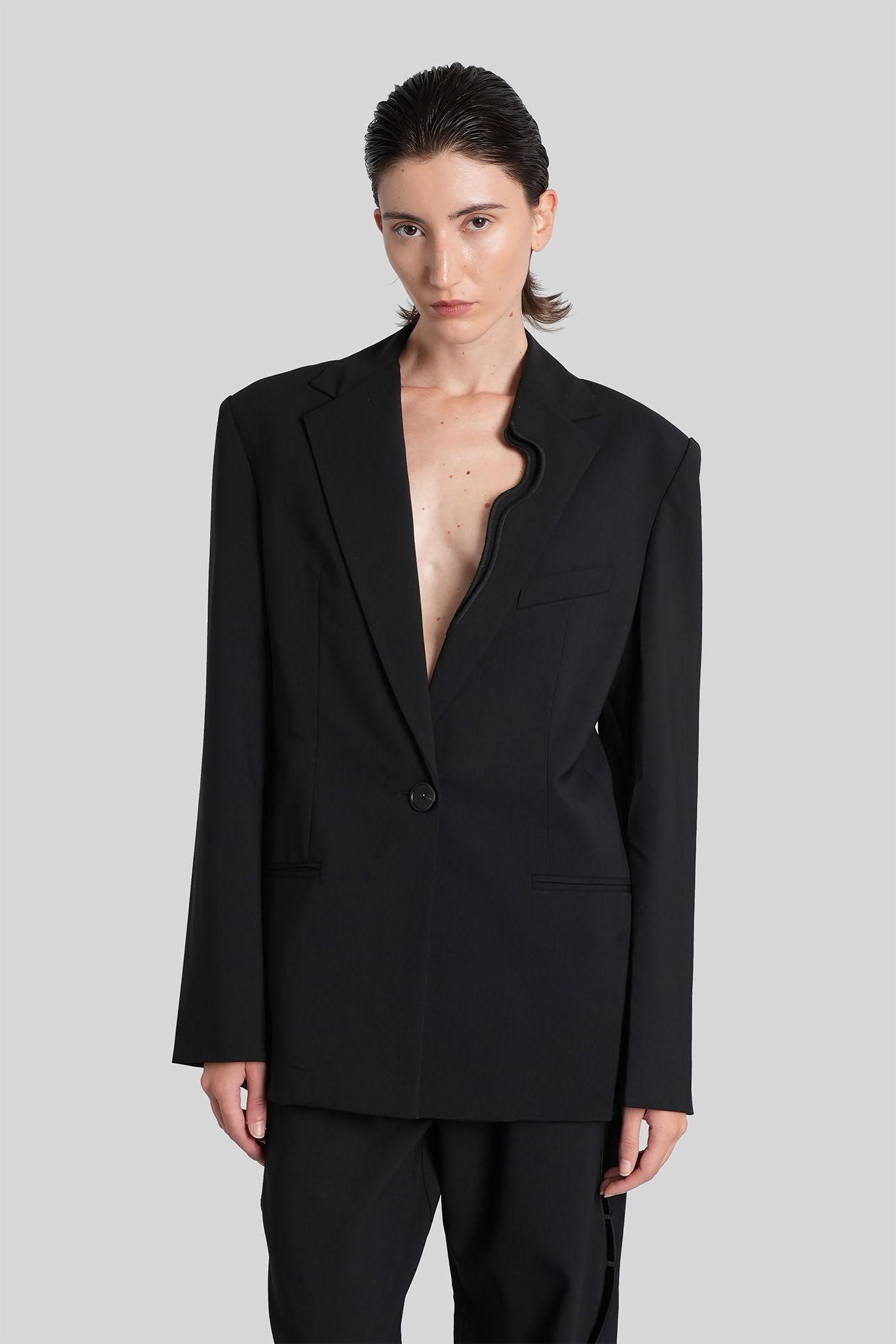 christopher esber blazer in black wool