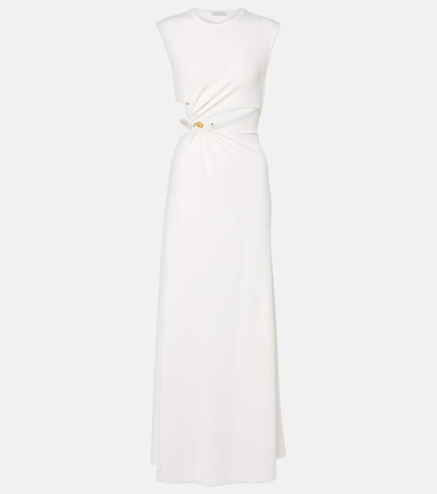 christopher esber concave stone maxi dress