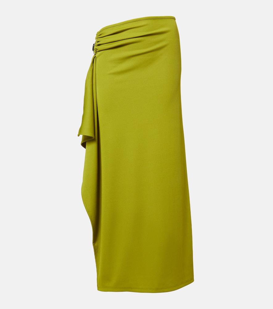 christopher esber crystal pendant maxi skirt