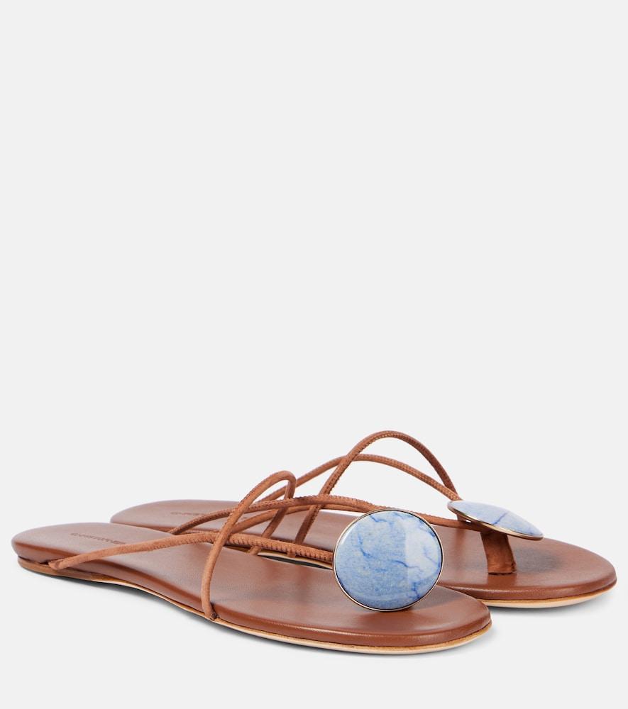 christopher esber doma embellished thong sandals