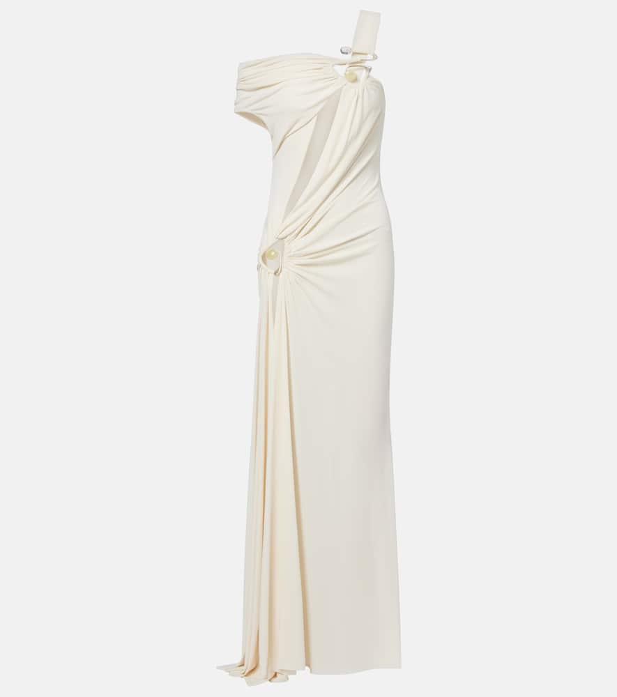christopher esber draped jersey maxi dress