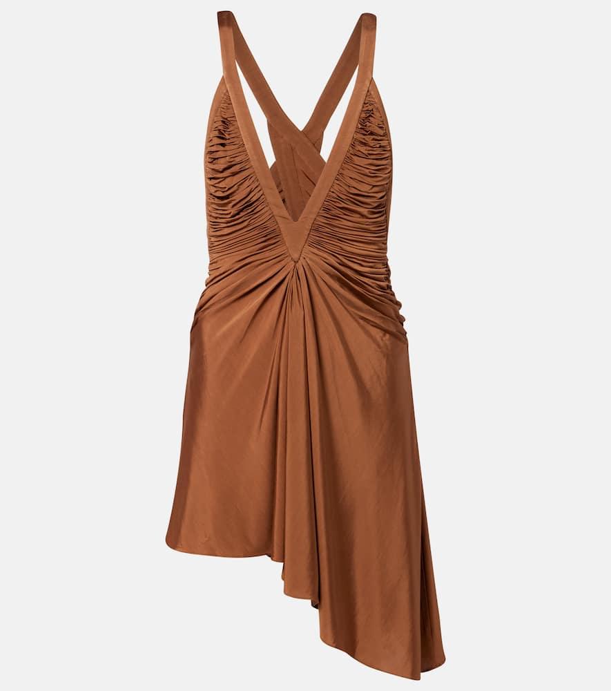 christopher esber draped jersey minidress