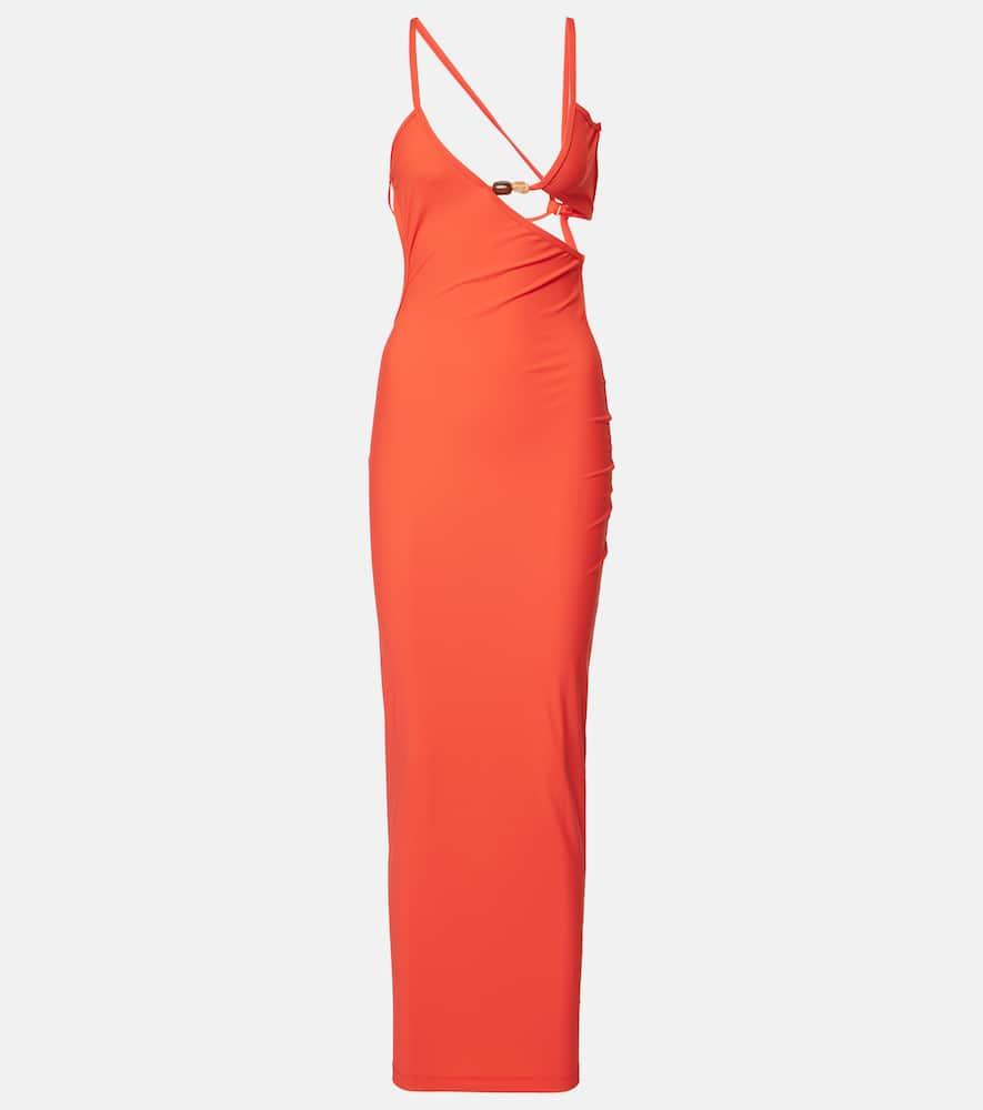 christopher esber embellished maxi dress