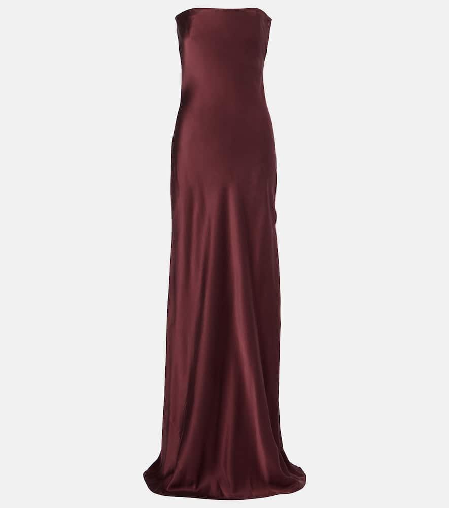christopher esber filo silk satin gown
