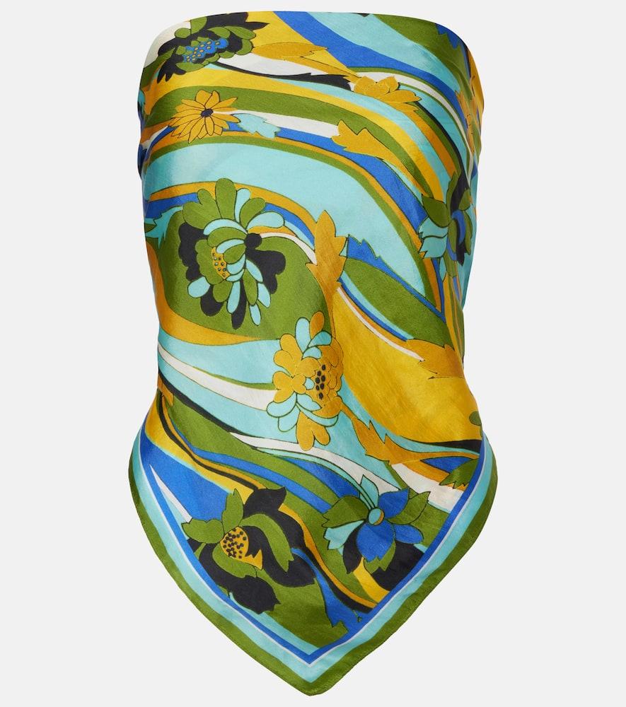 christopher esber floral silk scarf