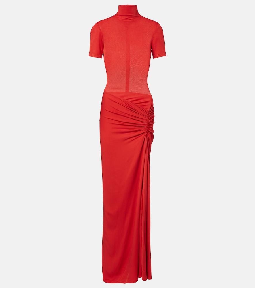 christopher esber fusion ruched gown