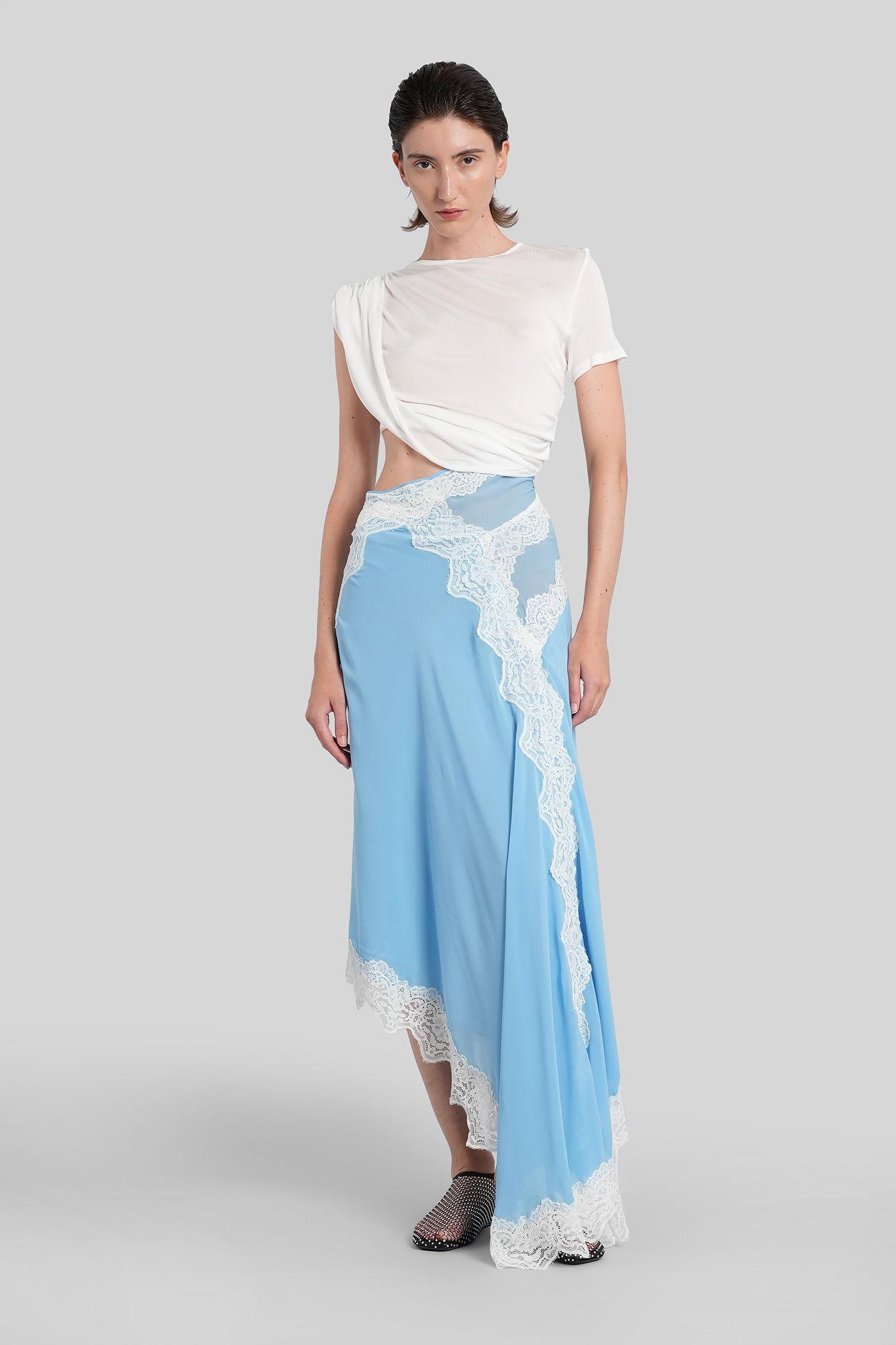christopher esber long dress in white silk