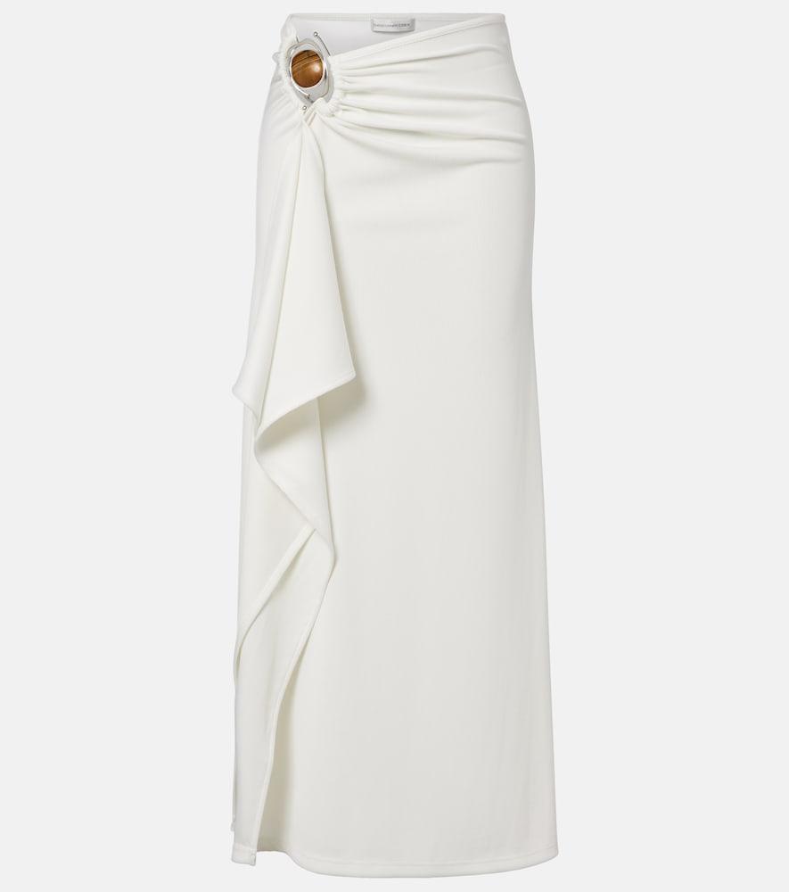 christopher esber occhio embellished jersey maxi skirt