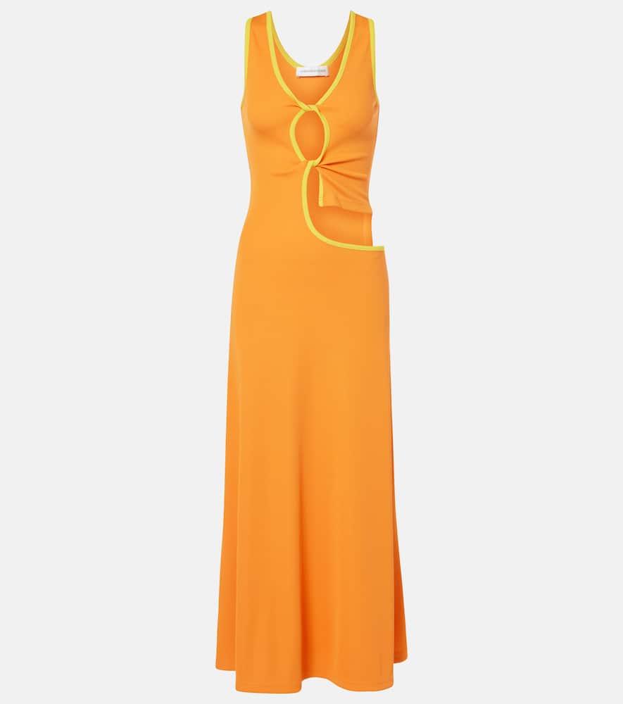 christopher esber open twist maxi dress