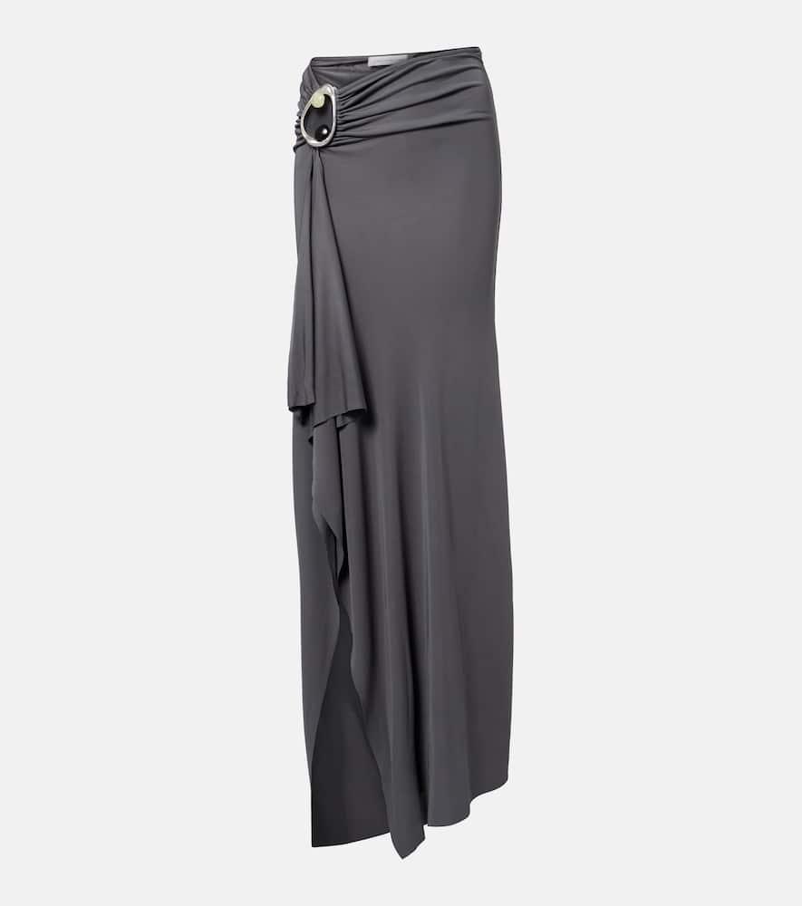 christopher esber orica embellished jersey maxi skirt