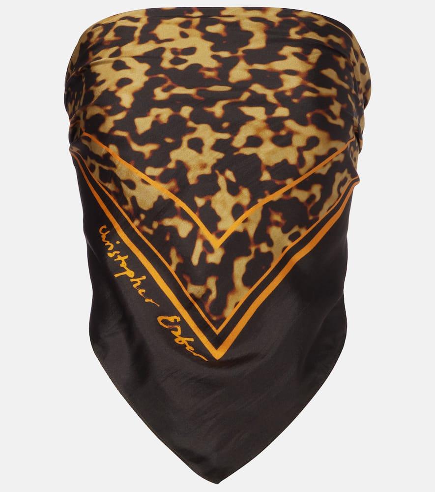 christopher esber printed silk top