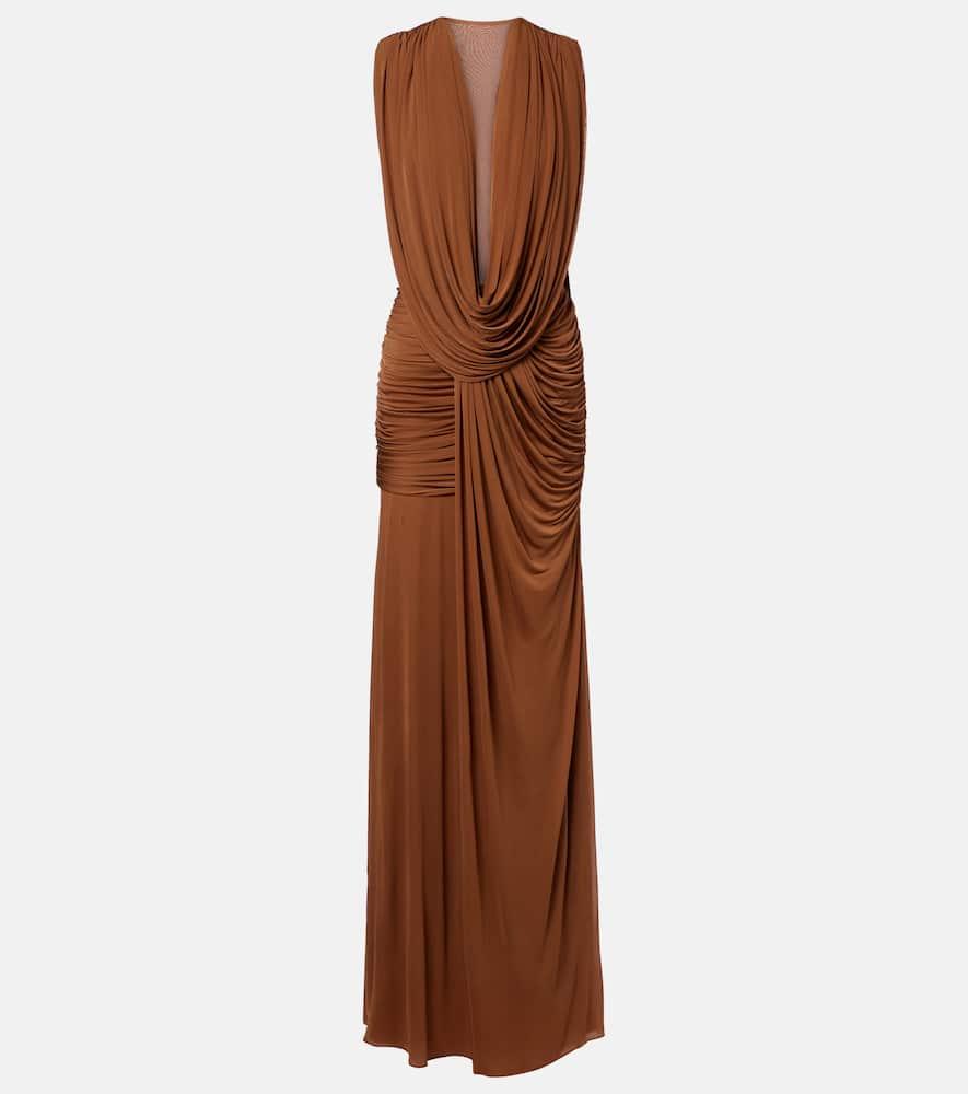 christopher esber ripple draped jersey gown