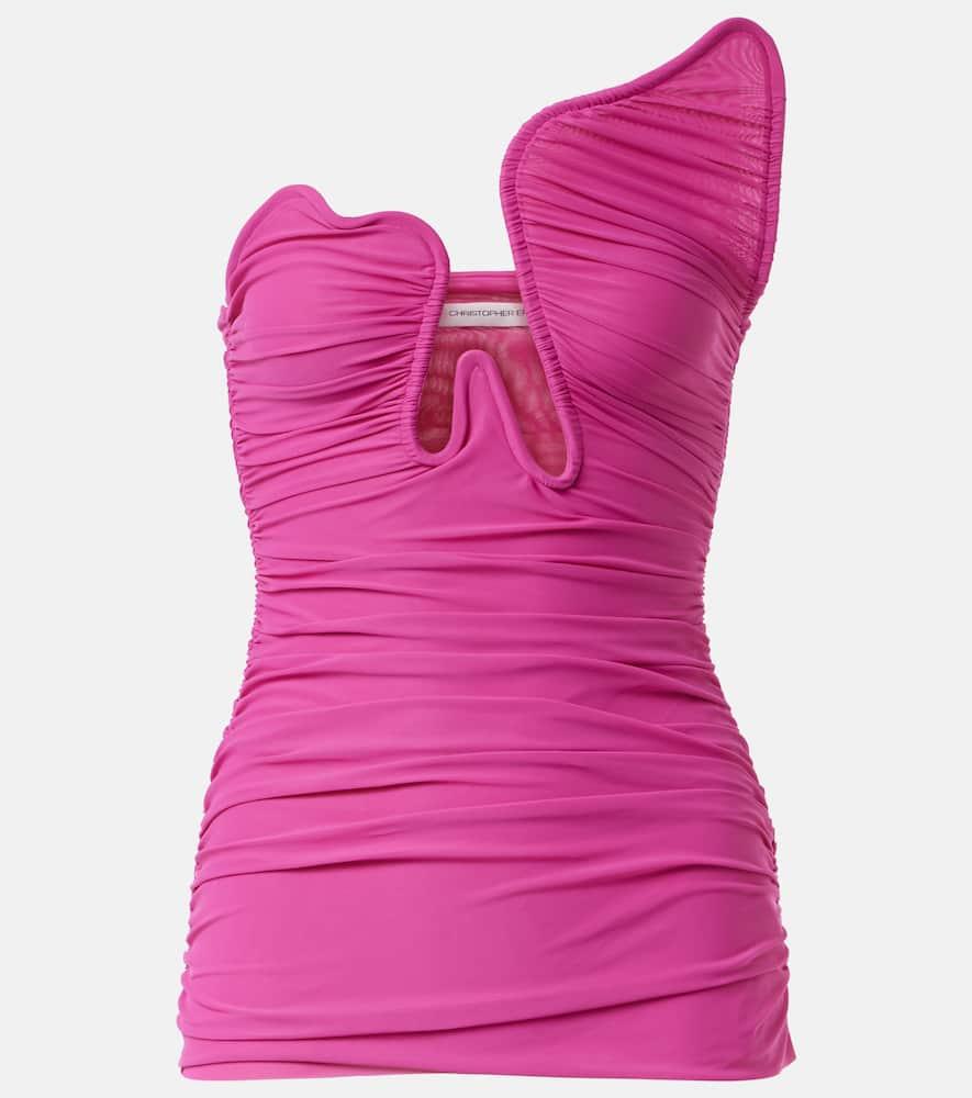 christopher esber salacia strapless ruched top