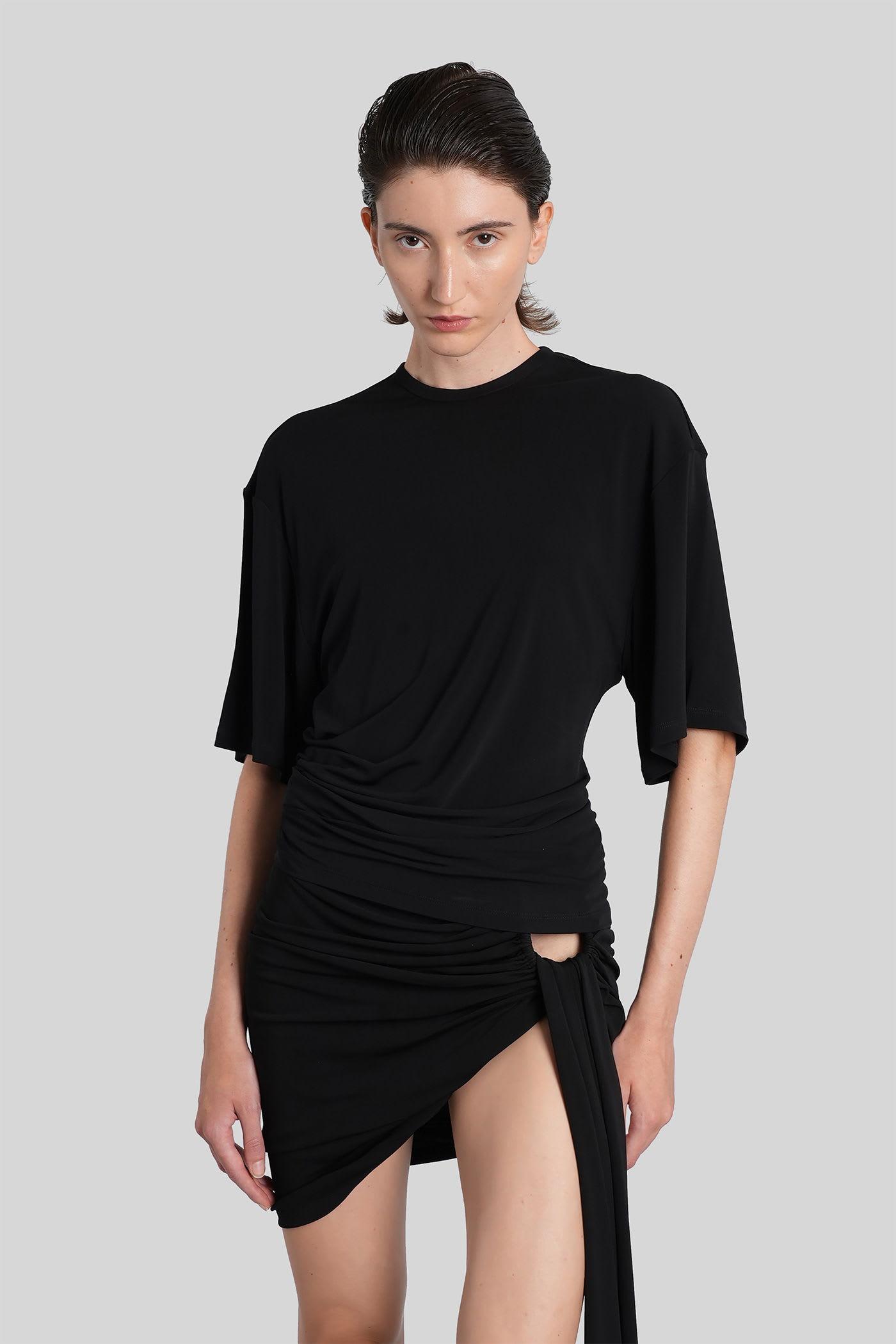 christopher esber t-shirt in black viscose