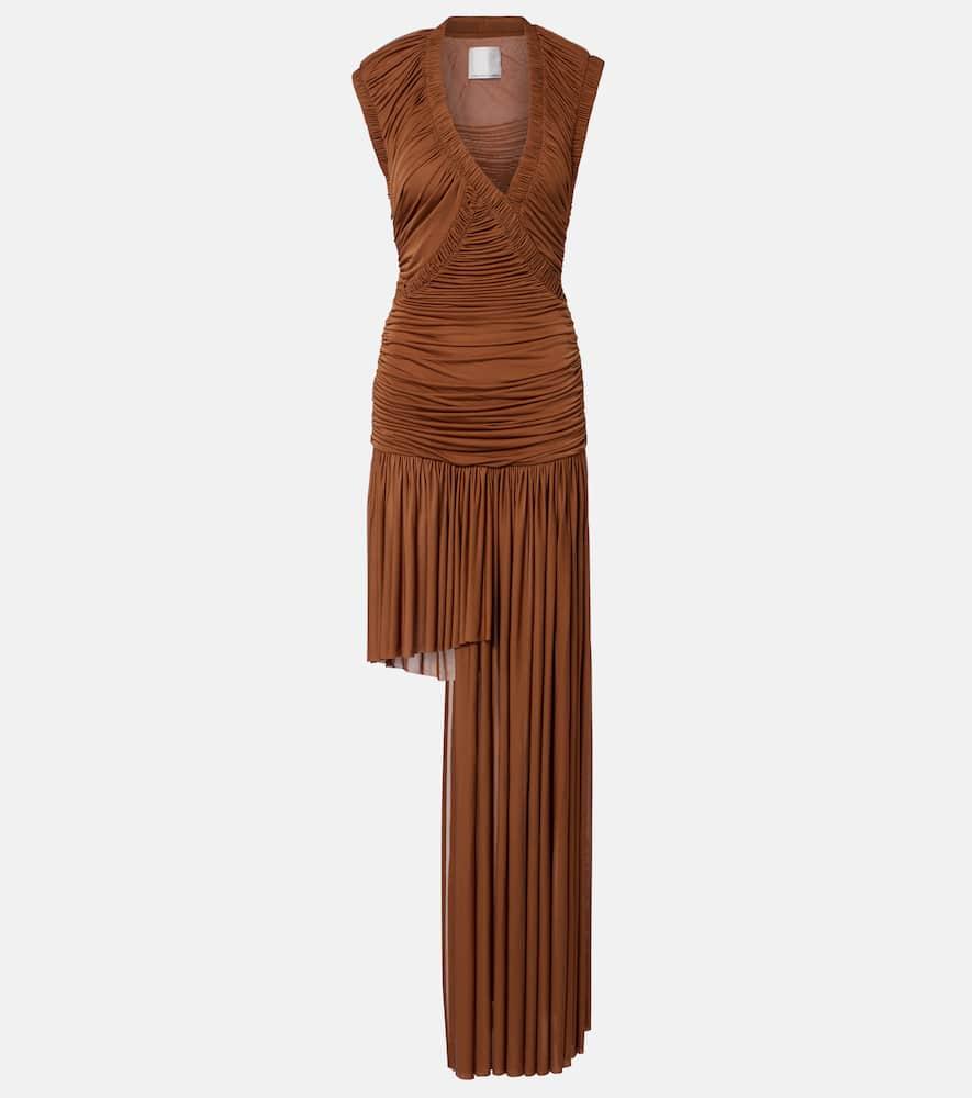 christopher esber theron draped ruched gown