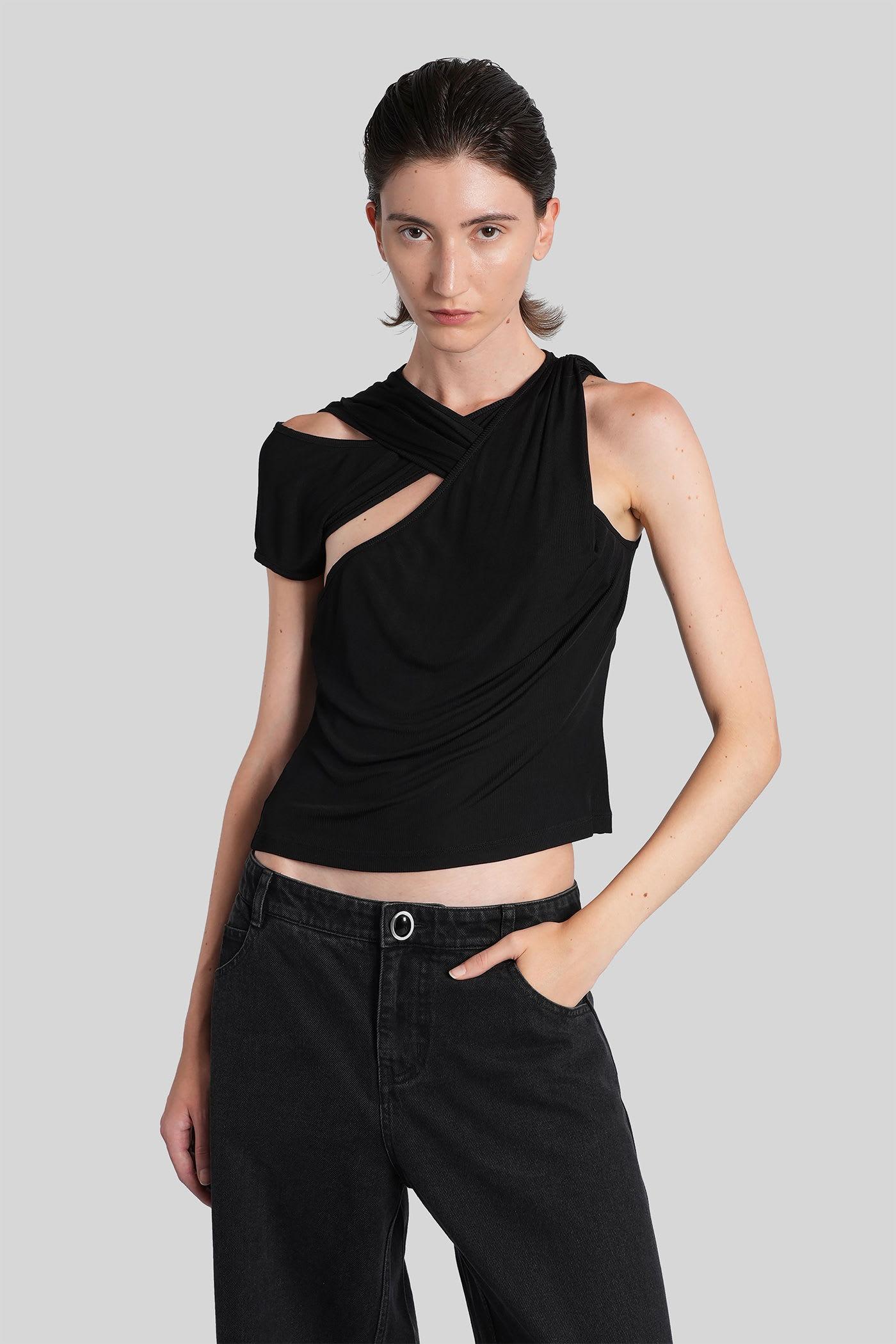 christopher esber topwear in black viscose