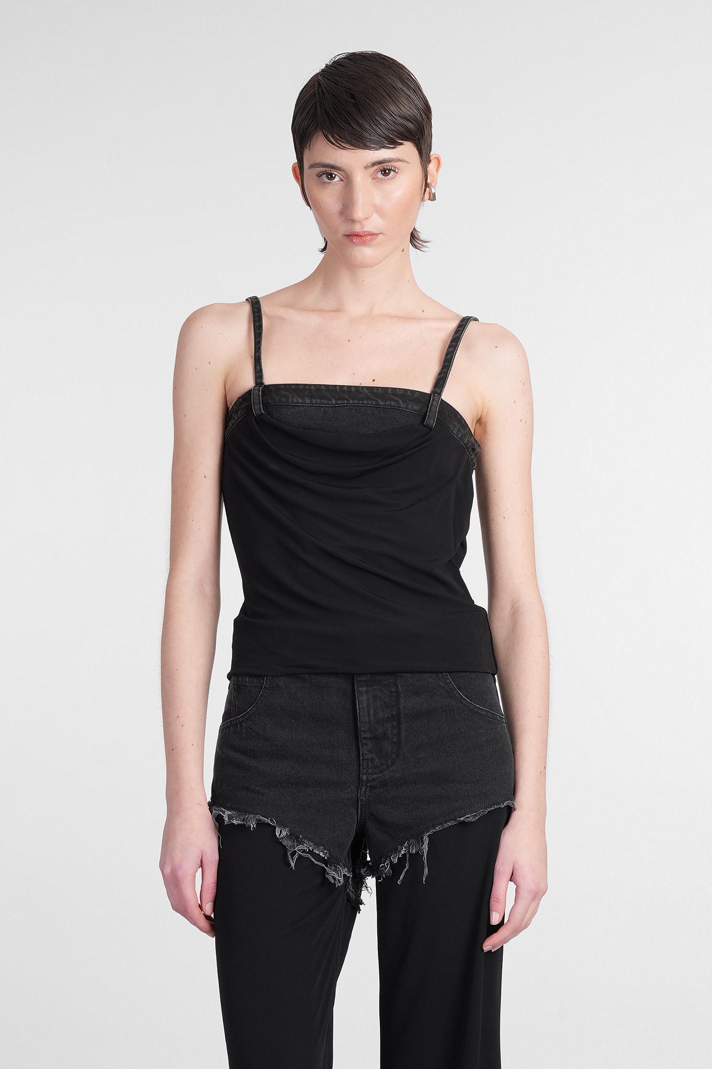 christopher esber topwear in black viscose