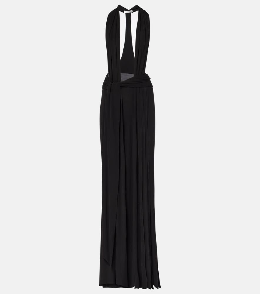 christopher esber trapeze draped jersey gown