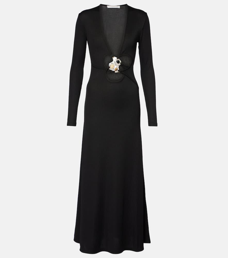 christopher esber trio stone maxi dress