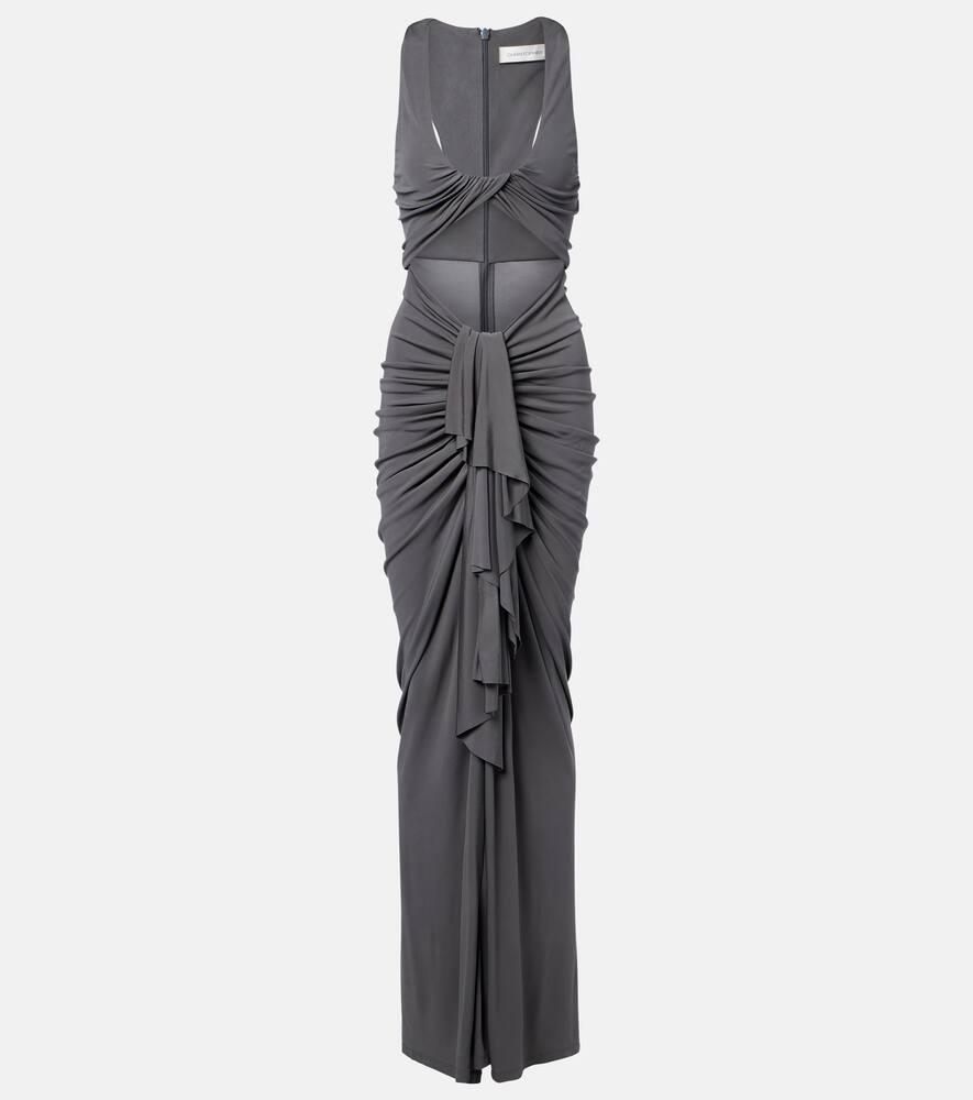 christopher esber vivenda cutout gathered gown