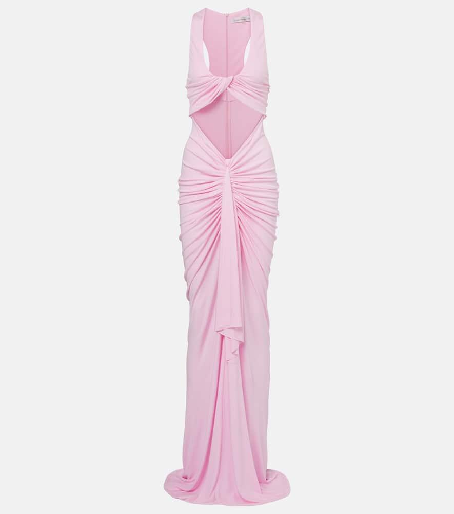 christopher esber vivenda draped jersey maxi dress