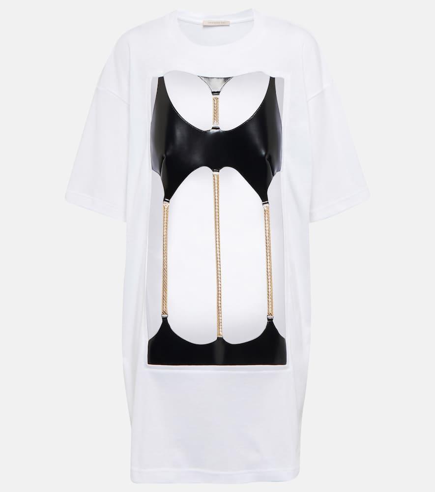 christopher kane embellished cotton t