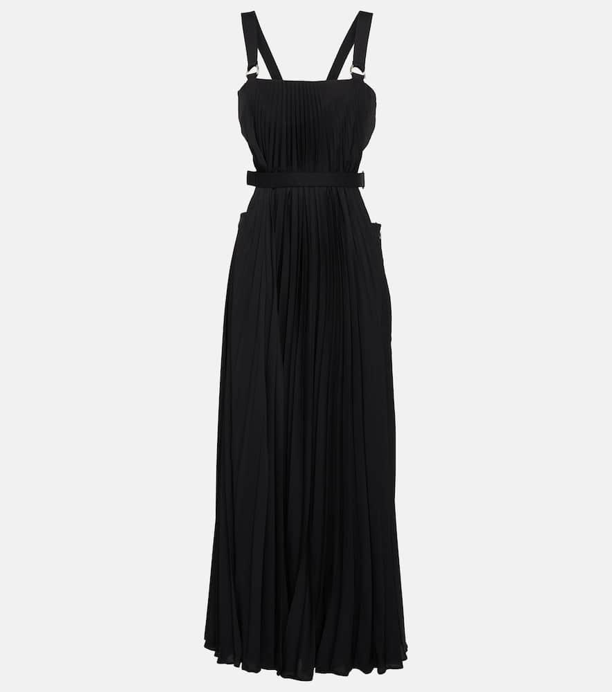 christopher kane pleated midi dress