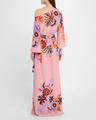 christy floral off-the-shoulder maxi dress