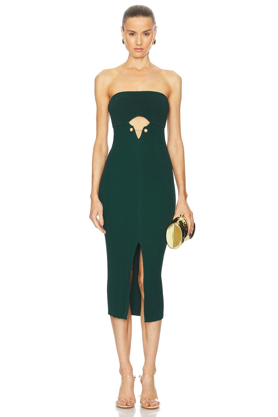 christy knit midi dress