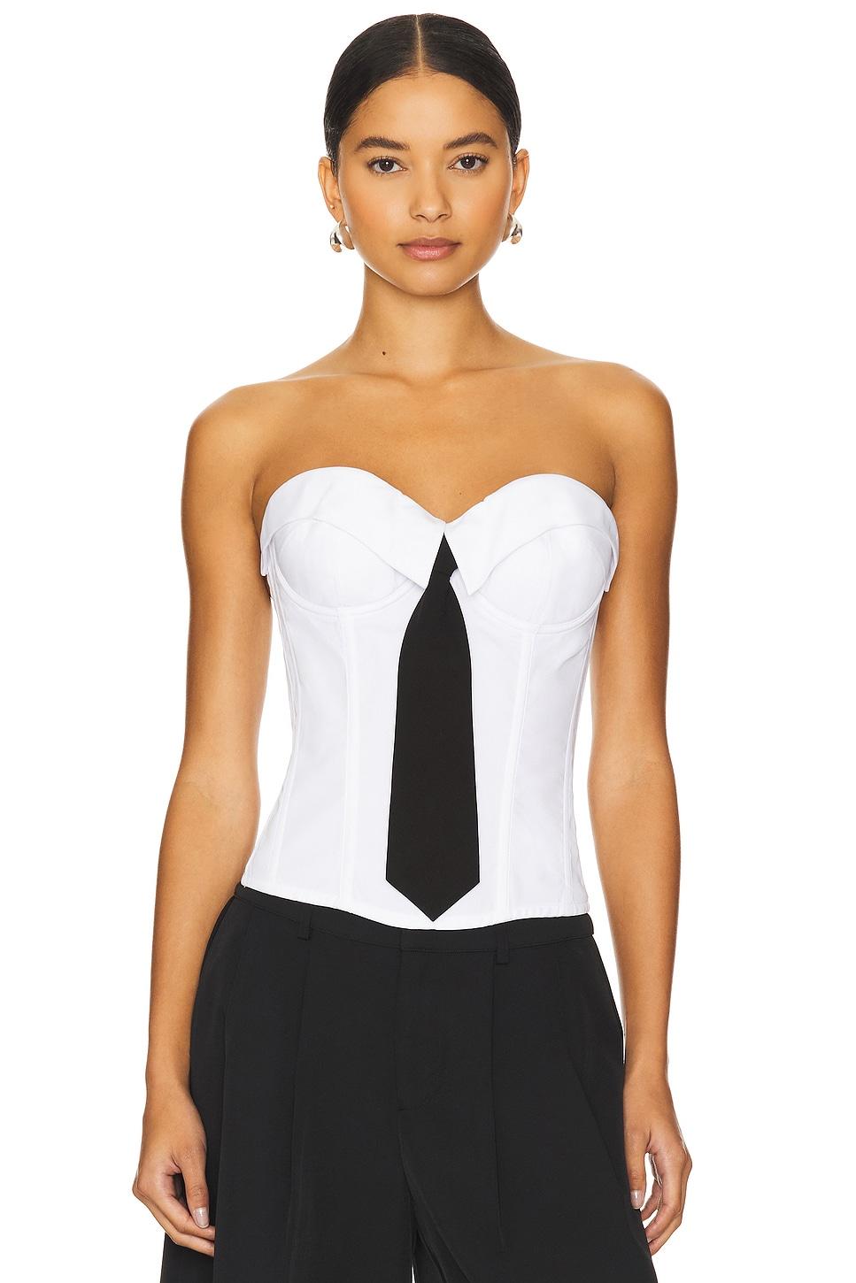 chrys pinstripe corset