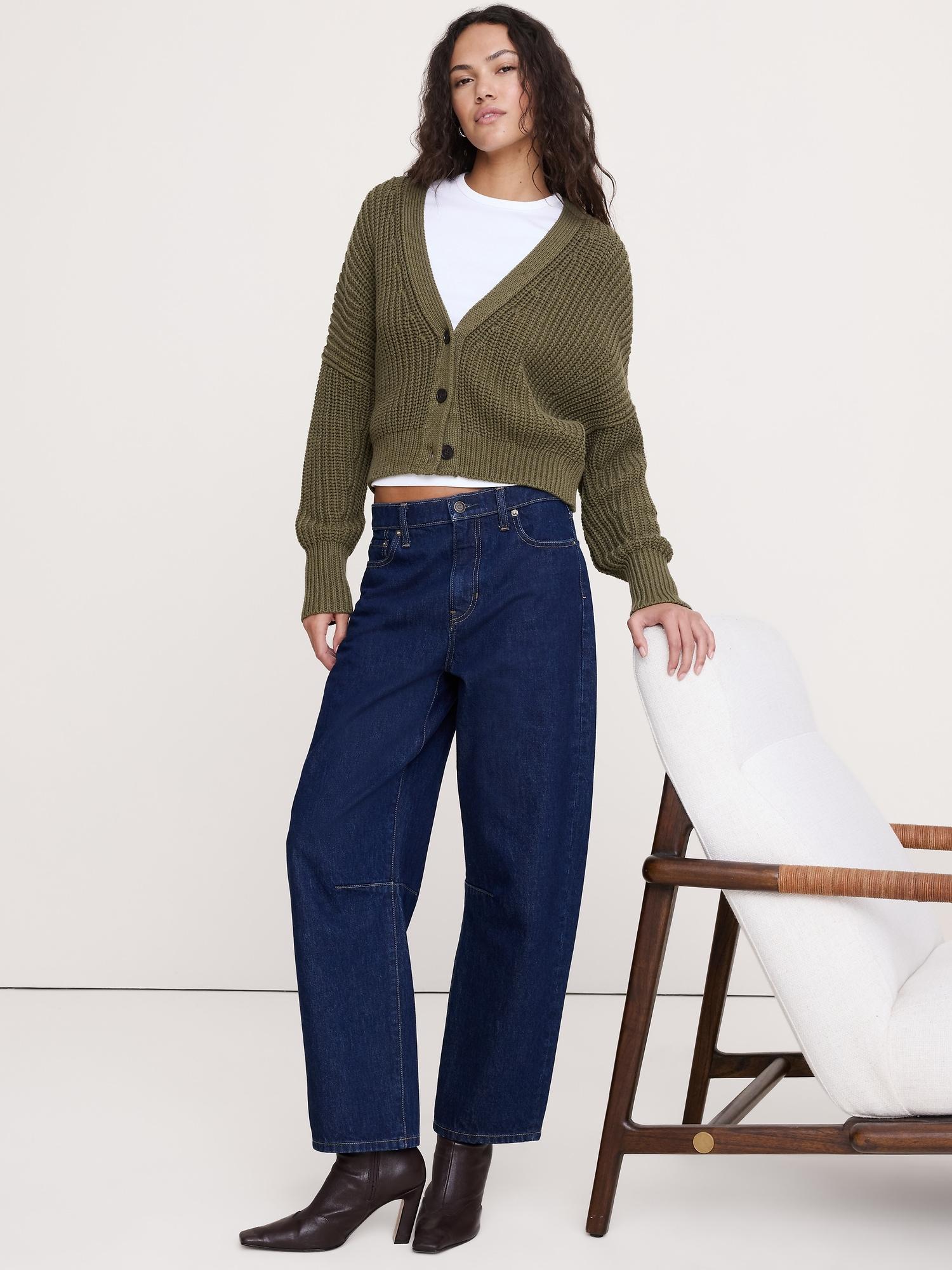 chunky cotton cardigan