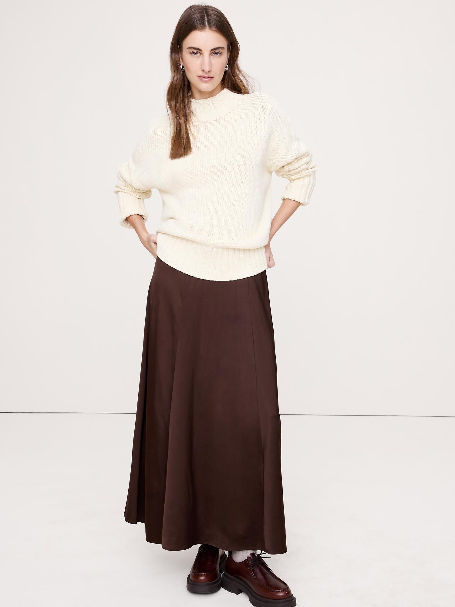 chunky cotton tunic sweater