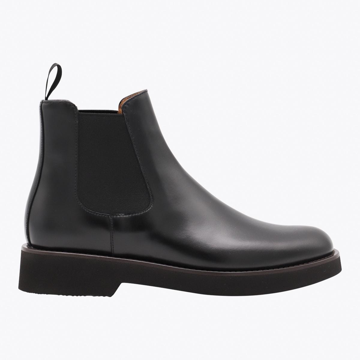church's black leather monmouth boots