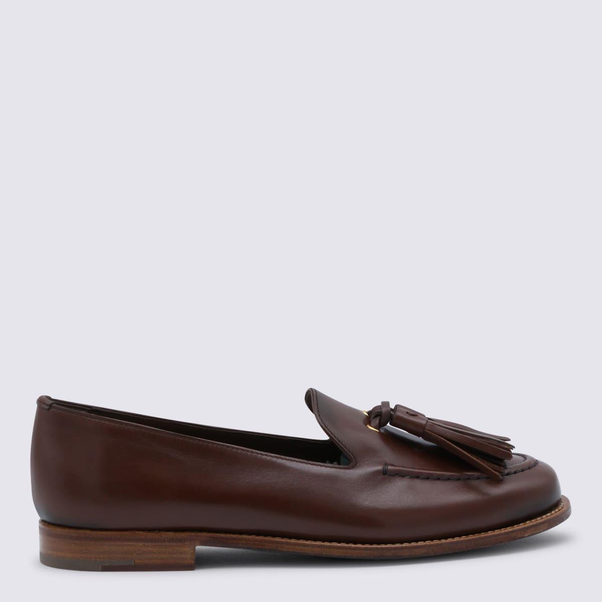 church's cognac leather loafers