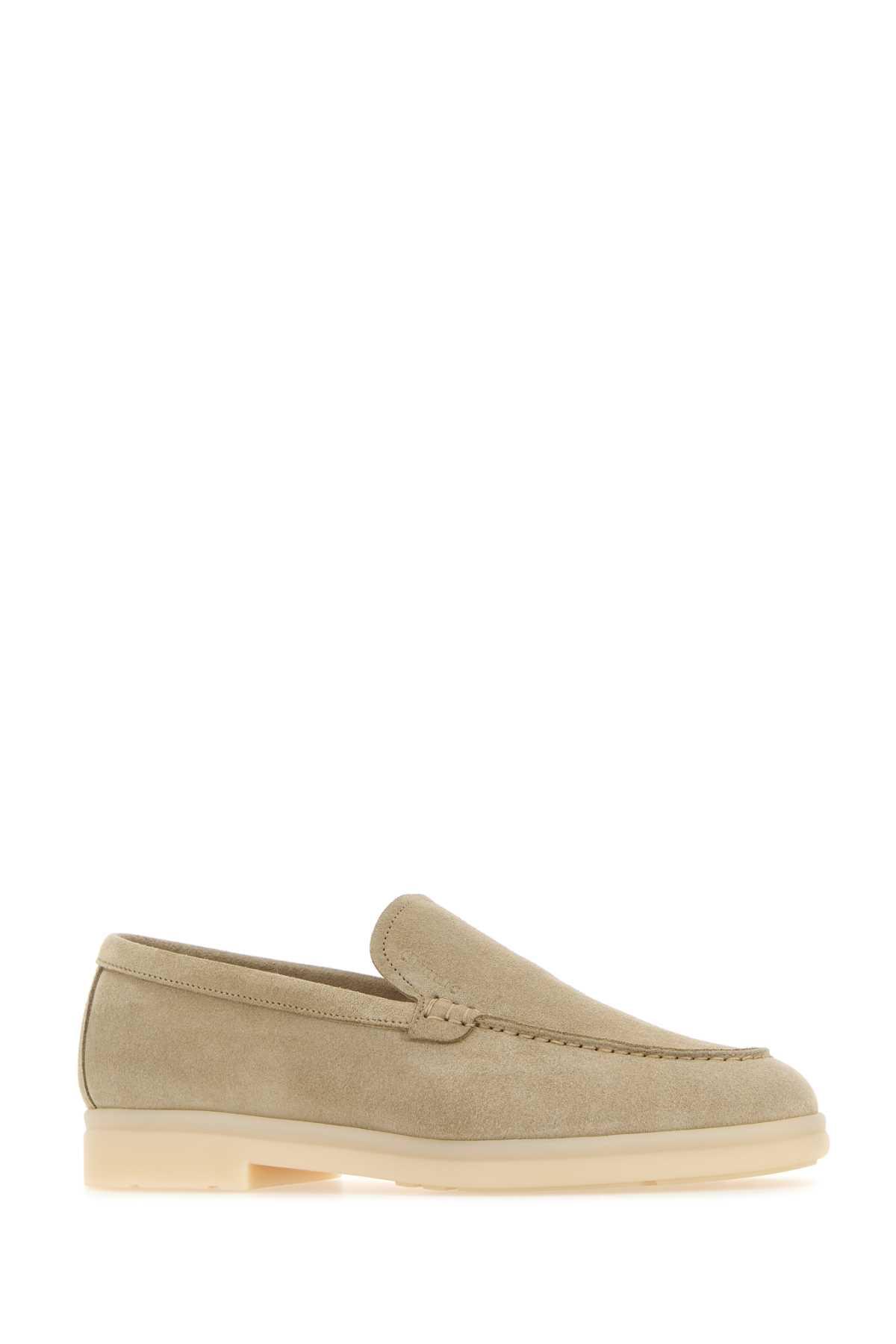church's sand suede loafers