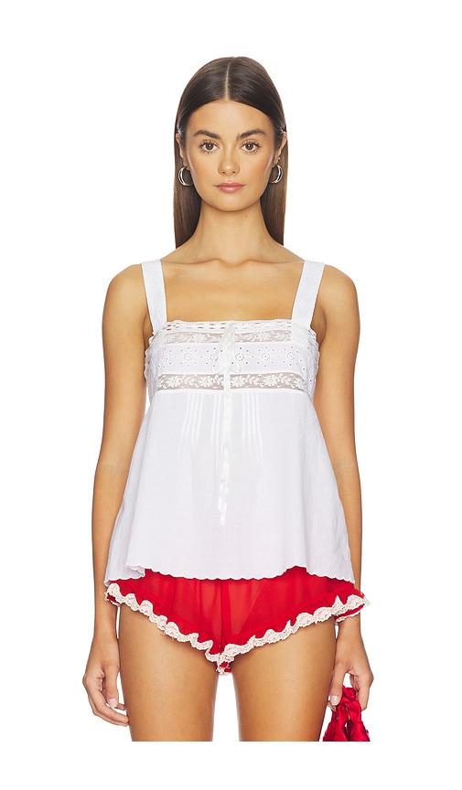 ciao lucia euri top in white.