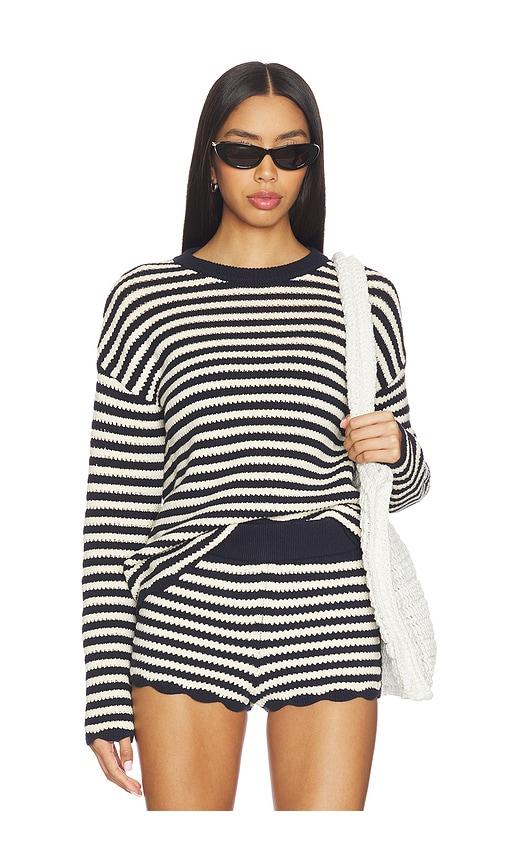 ciao lucia febo pullover in navy,white.