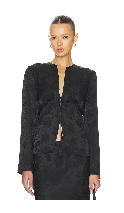 ciao lucia jorgina top in black.