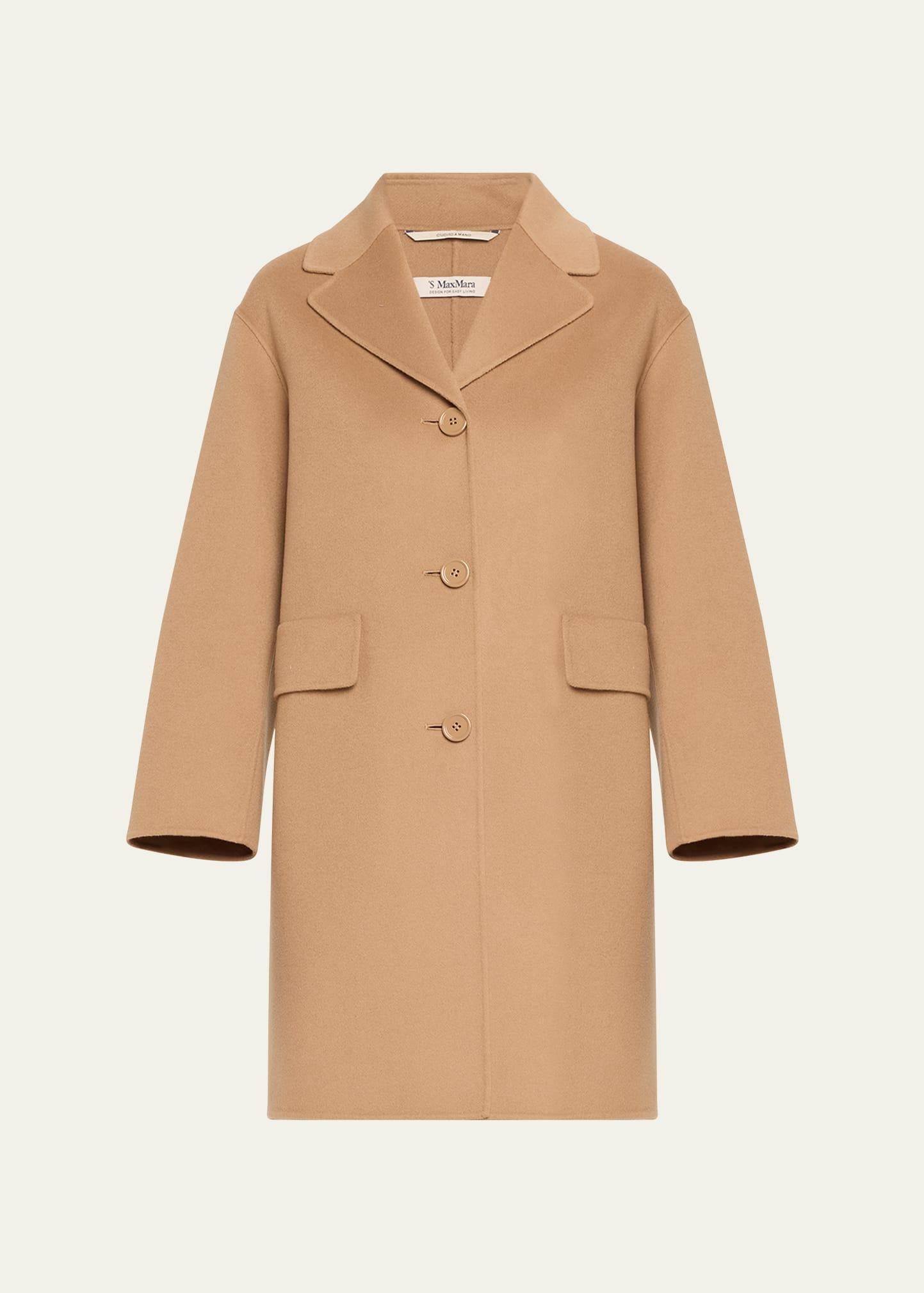 cielo single-breasted wool coat