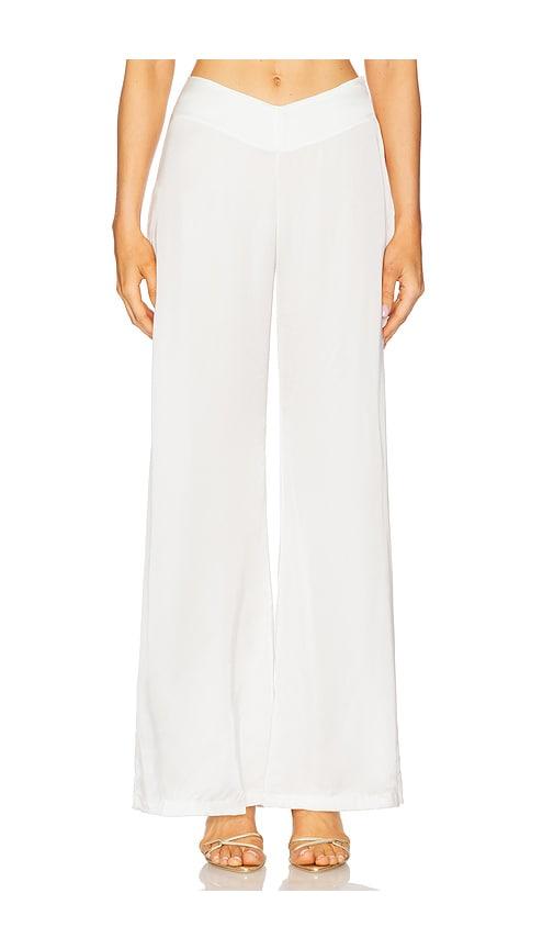 cin cin arena long pants in white.