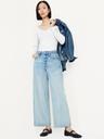 cinched rib-knit top