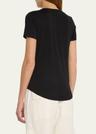 cindy v-neck short-sleeve pima cotton tee