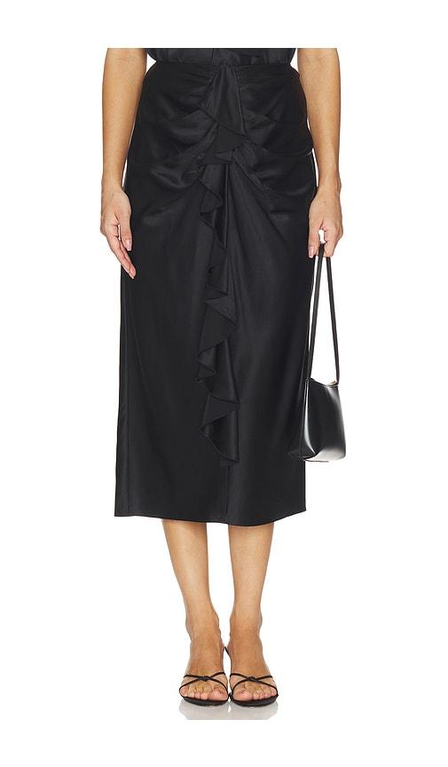 cinq a sept cynthia skirt in black.
