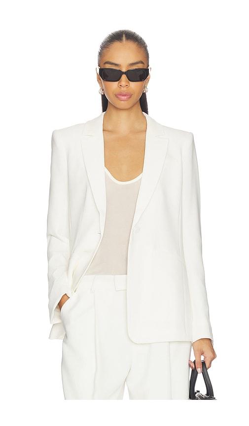 cinq a sept karlie blazer in ivory.